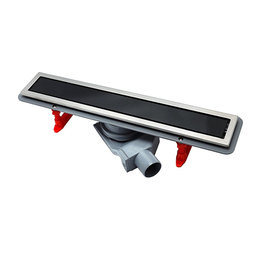 Confluo Premium With Black Glass Line 550 Линейный трап PESTAN