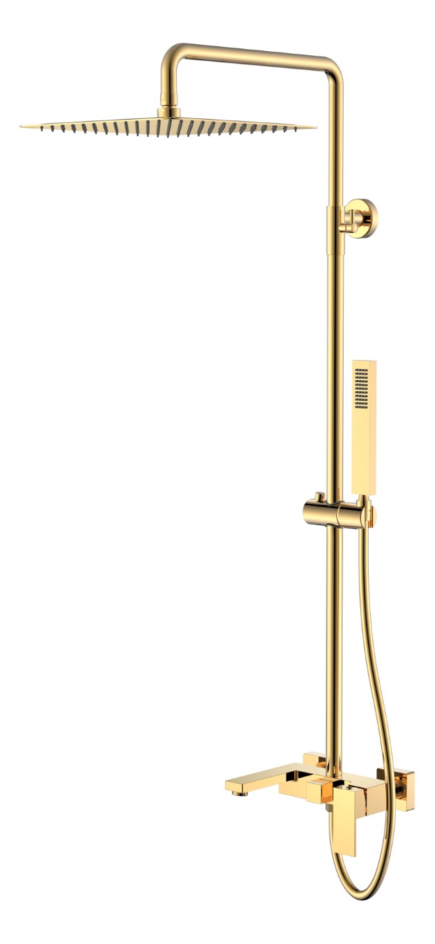 Стойка для душа Boheme Qubic Shine Gold 478-G
