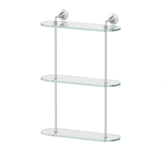 Полка 3SC Stilmar STI 017 3-х ярусная, хром