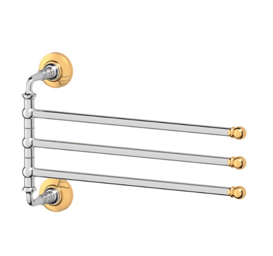 Полотенцедержатель 3SC Stilmar STI 111 хром, золото