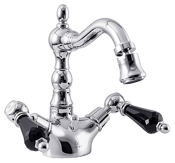 Смеситель Caprigo Adria Swarovski 01B-033-crm для биде