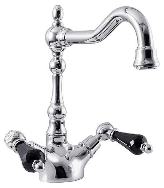 Смеситель Caprigo Adria Swarovski 01B-025-crm для раковины