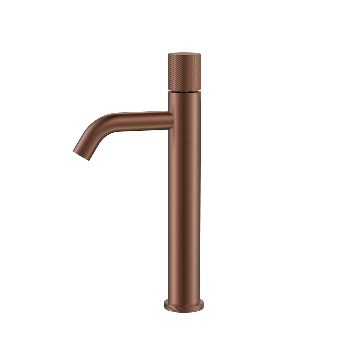 Смеситель Boheme STICK для умыв. выс. BRUSHED BRONZE SPIRALE 122-BRB.4