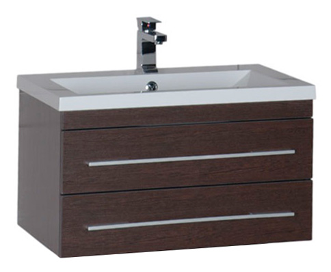 Тумба с раковиной Aquanet Нота 75 венге