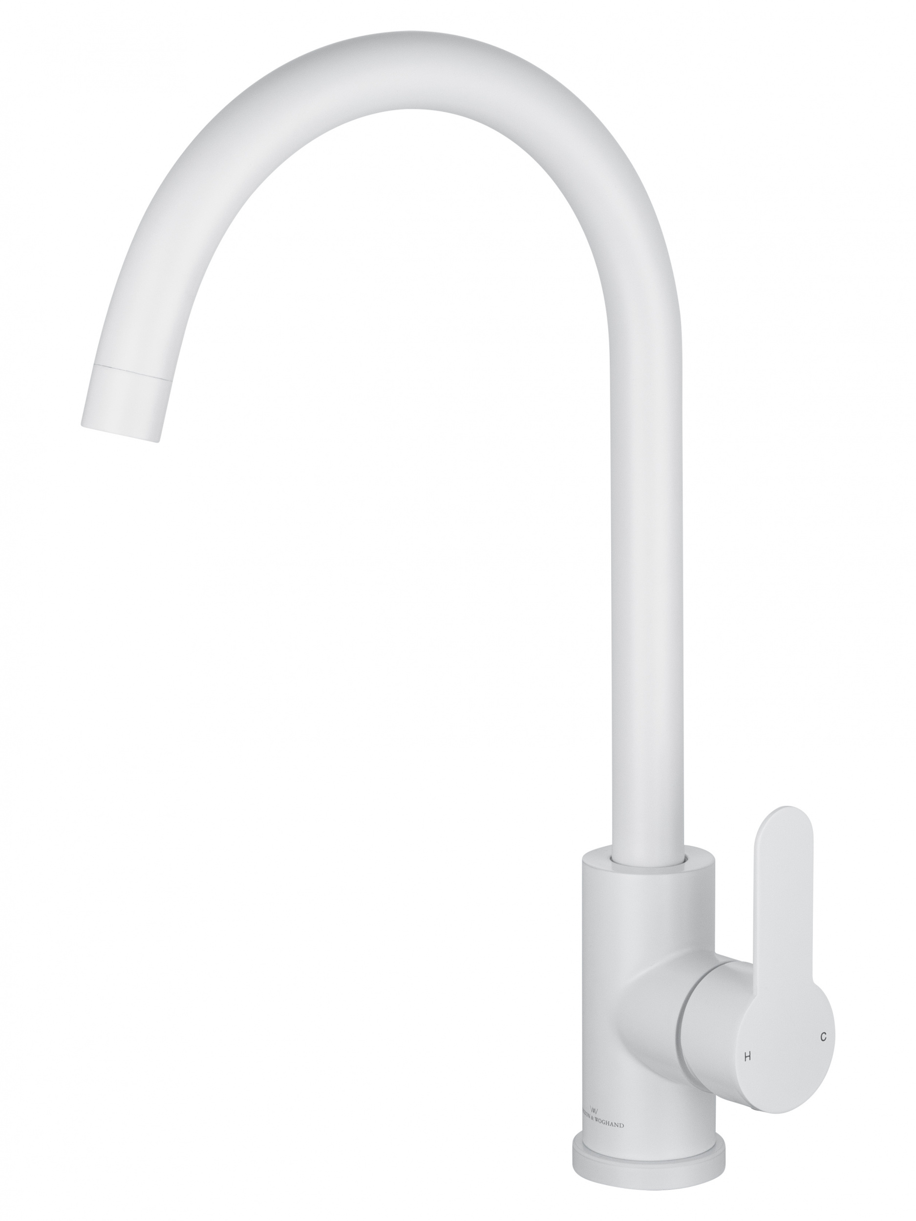 Смеситель для кухни WONZON & WOGHAND, Белый матовый WW-AE4554-MW