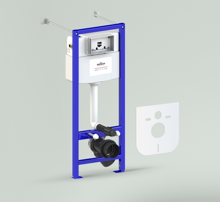 Система инсталляции для подвесного унитаза Lavinia Boho RelFix 38010020 с удлиненным комплектом крепления