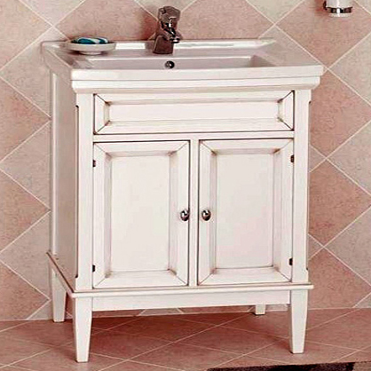 Тумба с раковиной Caprigo Джардин 70 BIANCO Light vintage