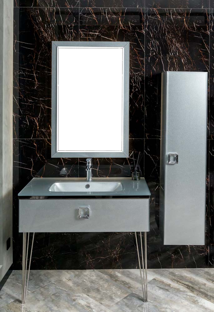 Консоль Armadi Art LUCIDO 100 см Серебро GPVMA010 770-100-SL