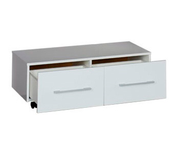 Тумба Aquanet Нота 90 подкатная белая