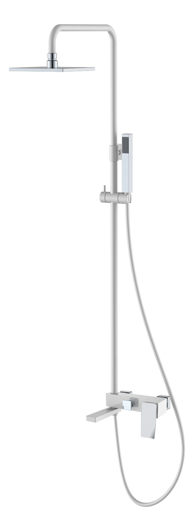 Стойка для душа Boheme Q WhiteChrome.2 (комплект) 148-WCR.2