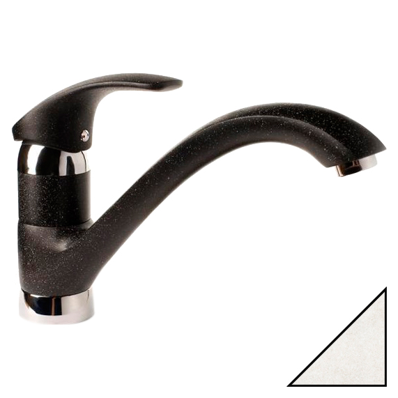 Смеситель GranFest 1924 Style для кухонной мойки белый