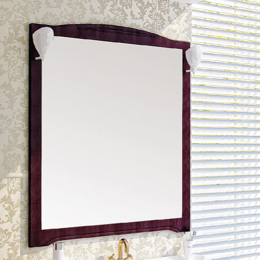 Зеркало Aquanet Луис 110 темный орех