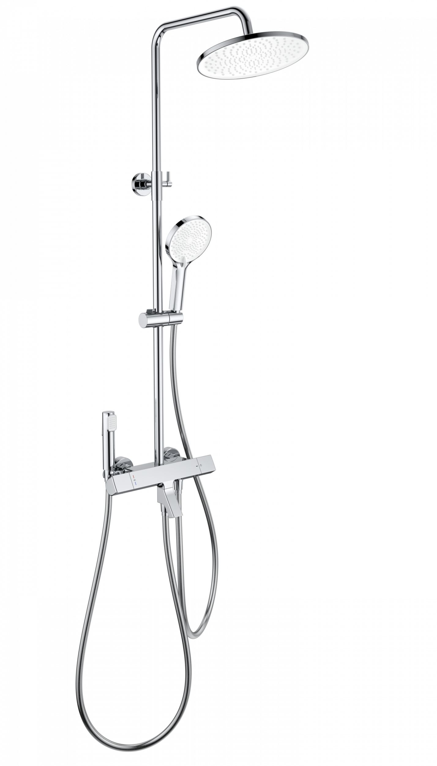 Душевая система с термостатом WONZON & WOGHAND The ONE, Хром WW-B3094-CR