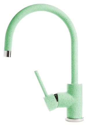 Смеситель GranFest 3023 для кухонной мойки салатовый
