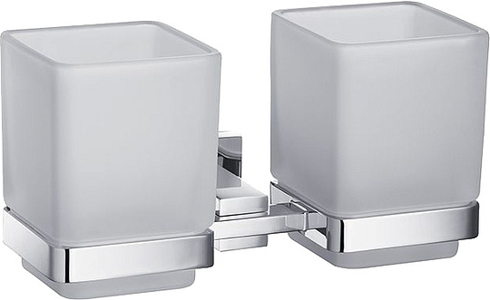 Стакан для зубных щеток двойной Timo Selene 10034/00 хром