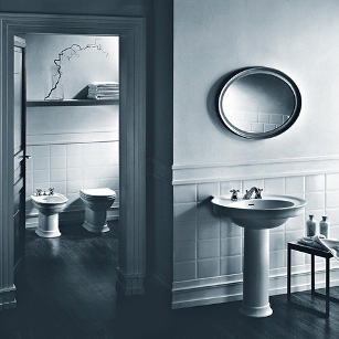 Унитаз приставной Hatria Dolcevita CR вертикальный выпуск