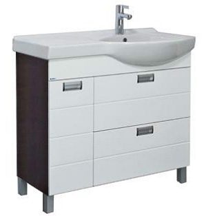 Тумба с раковиной Aquanet Сити 90 венге R