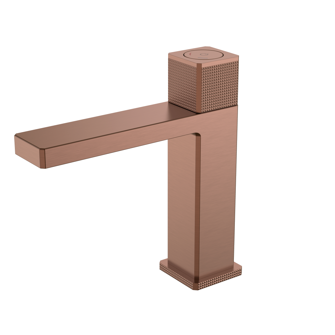 Смеситель автоматический для раковины Boheme QUAD Brushed Bronze 159-BRB