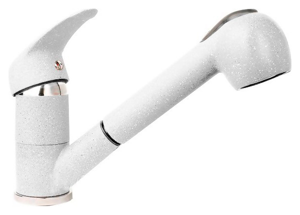 Смеситель GranFest 1774 для кухонной мойки белый