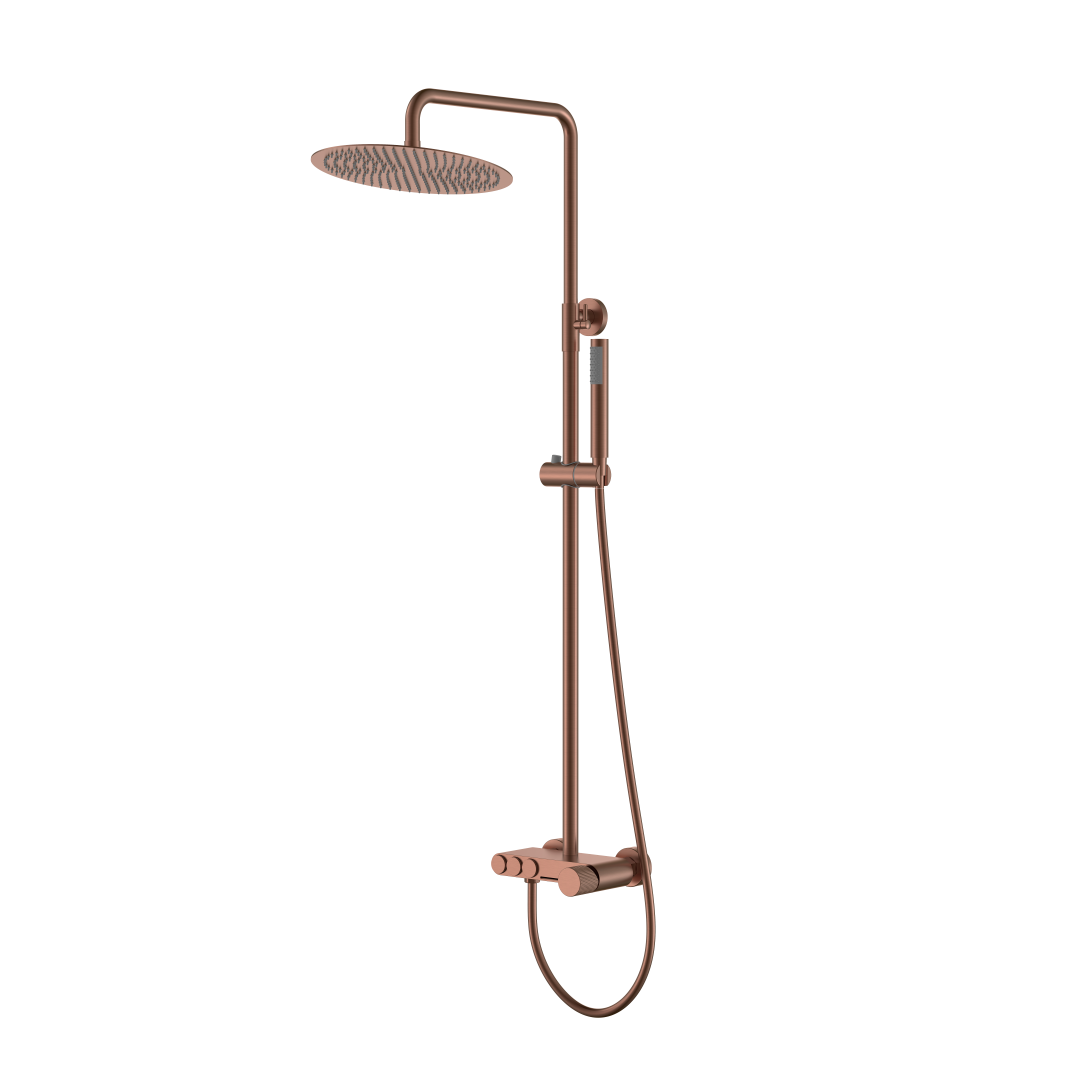 Стойка для душа Boheme STICK BRUSHED BRONZE LINEA 128-BRB.3