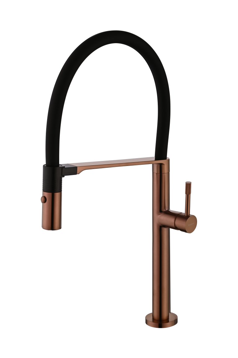 Смеситель для кухни Boheme UNO BRUSHED BRONZE 114-BRB