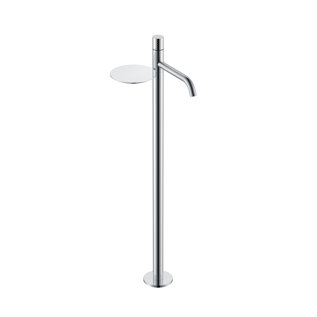 Смеситель Boheme STICK напольный для умыв. CHROME DIAMOND CHROME 120-CRCR
