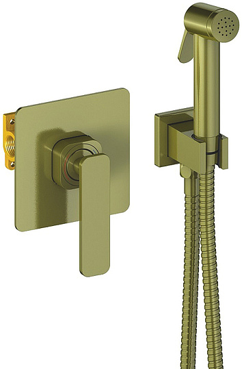 Смеситель встроенный с гигиеническим душем Timo Torne 4389/02SM антик