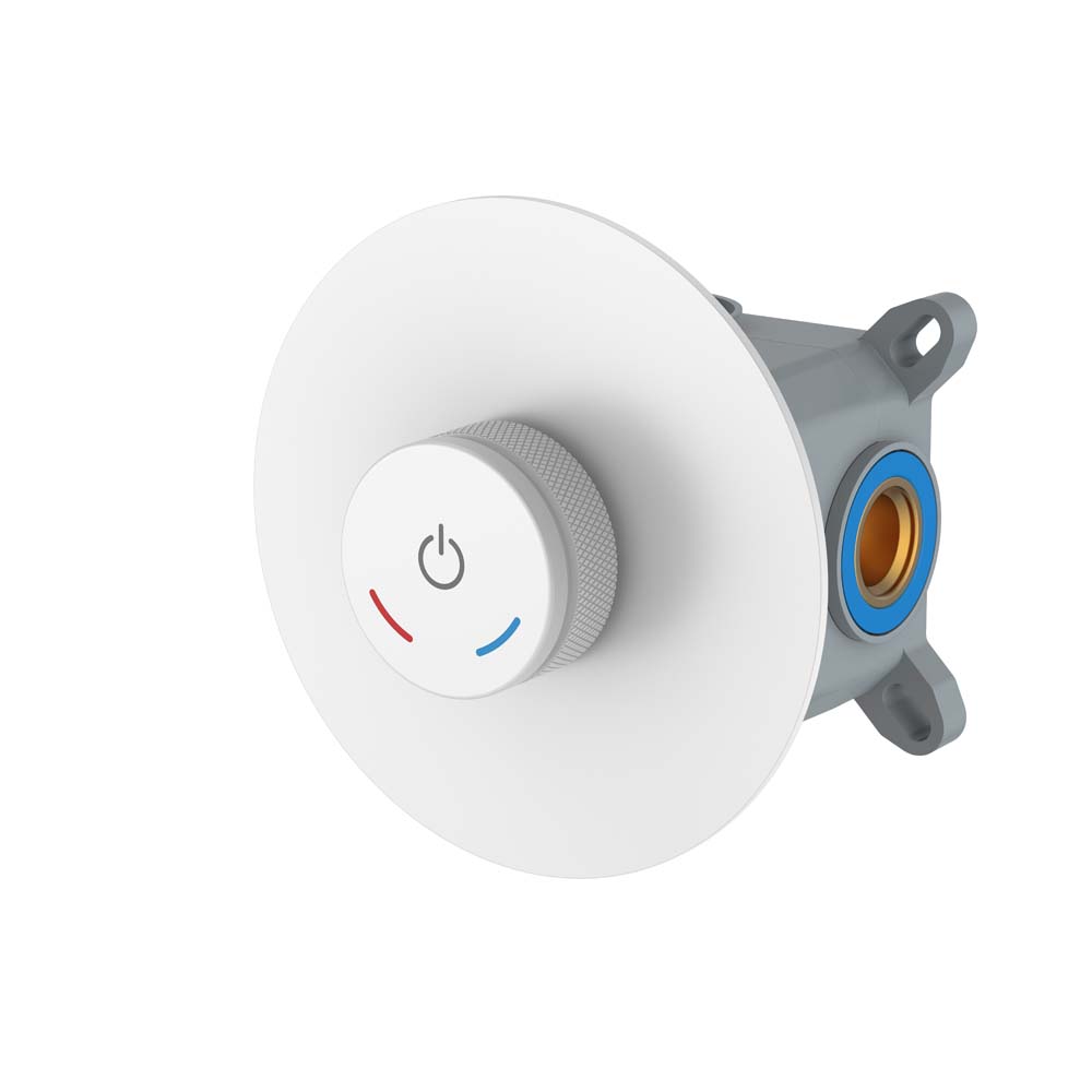 Смеситель автоматический встроенный Boheme TECH Matt White 154-4-MW