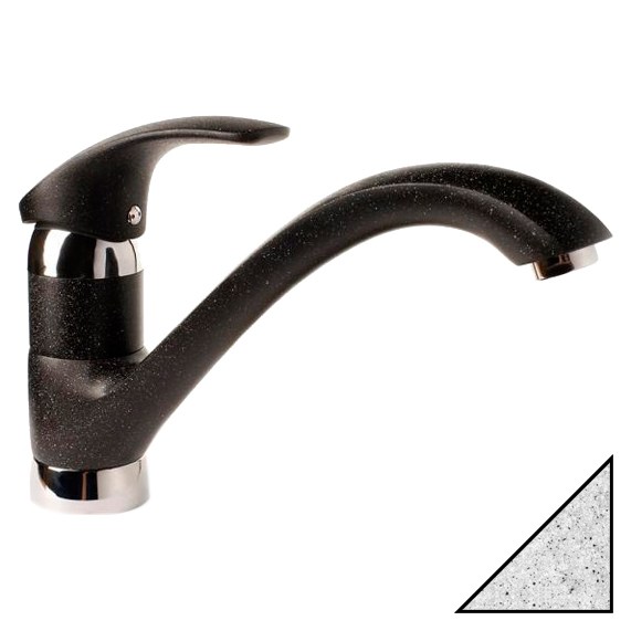 Смеситель GranFest 1924 Style для кухонной мойки серый