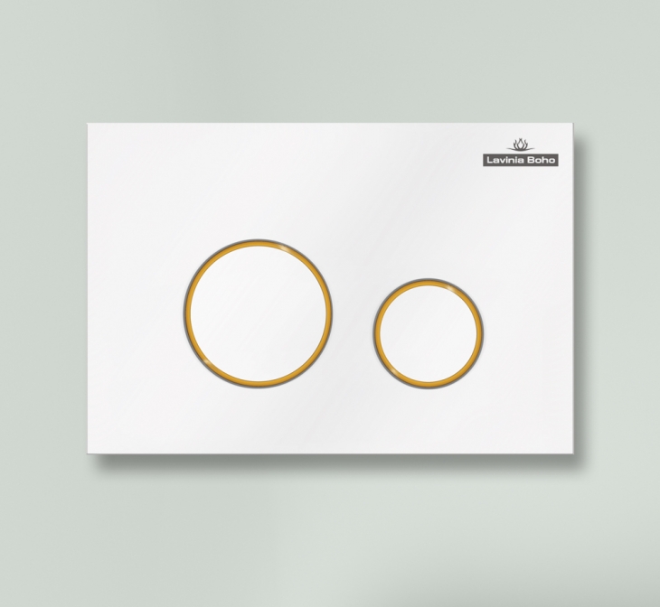 Клавиша смыва Lavinia Boho RelFix 38050804 c антибактериальным покрытием SanitiZed