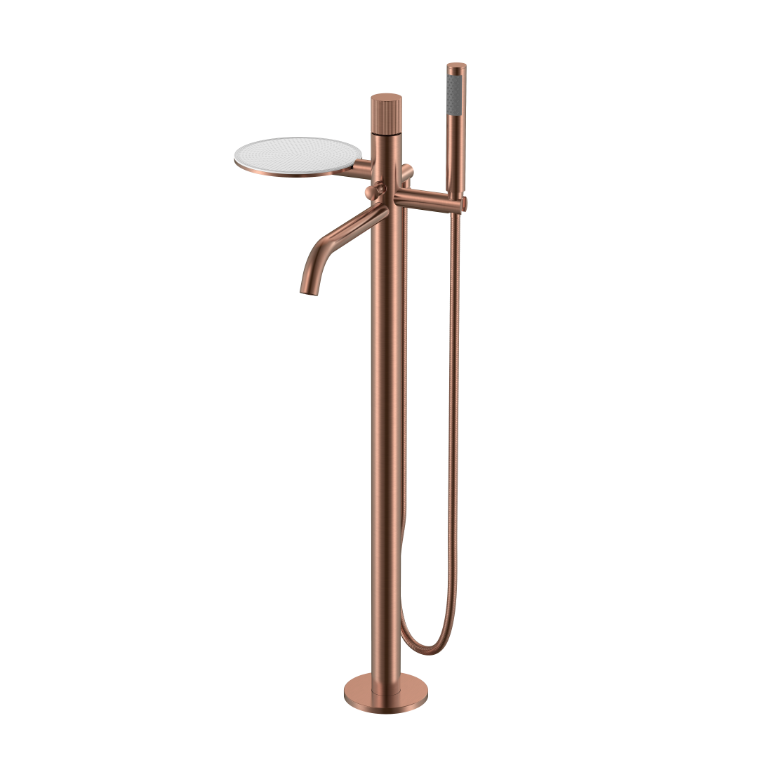 Смеситель Boheme STICK напольный COPPER BRUSHED LINEA 129-CB.3