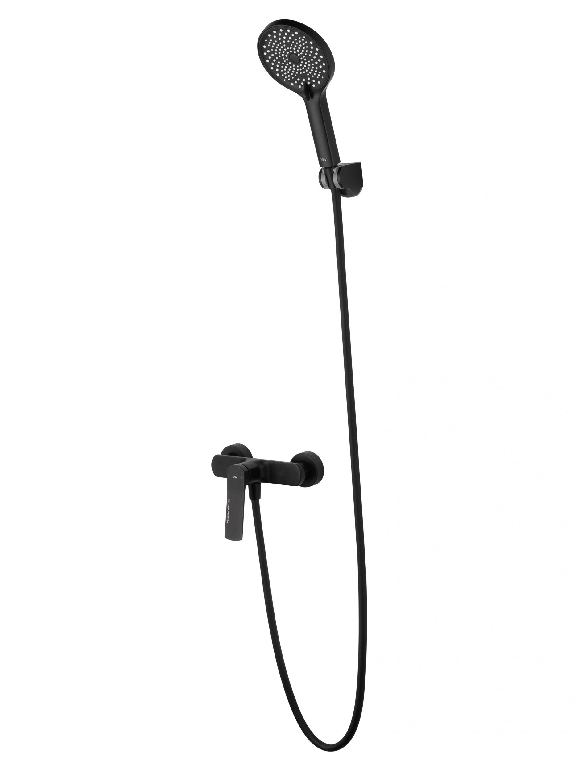 Смеситель для душа WONZON & WOGHAND, Черный матовый WW-B2585-MB