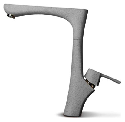 Смеситель GranFest 3923 для кухонной мойки серый