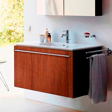 Тумба с раковиной Duravit X-Large 100 темный каштан