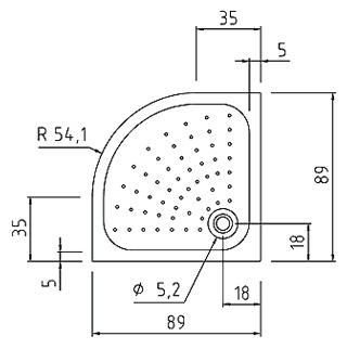 Поддон для душа Samo Classic D2012