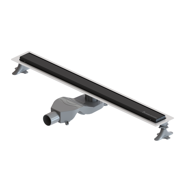 Душевой лоток Boheme Premium Linear 80см, нерж.сталь ЧЕРНЫЙ 982-80-B