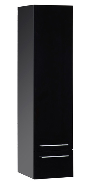 Шкаф-пенал Aquanet Нота черный