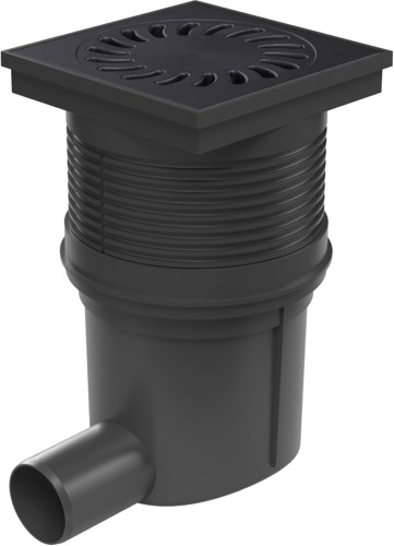 Канализационный трап ALPEN-MCH 332 X Li с боковым сливом D50 поплавок НЕПТУН — чугун