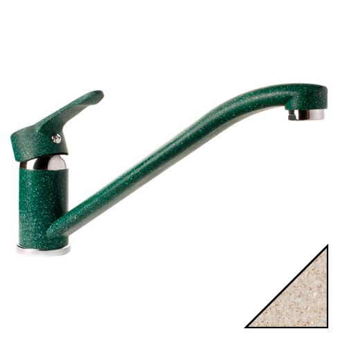 Смеситель GranFest 0123 Base для кухонной мойки песочный