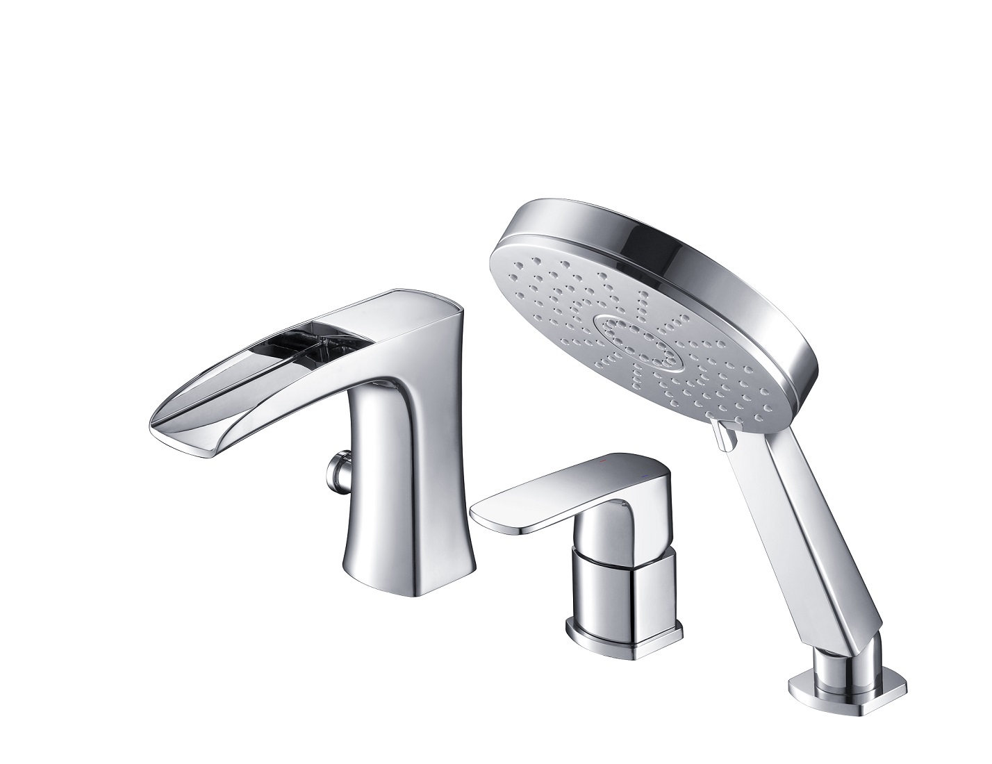 Смеситель Timo Lumi 4210/00Y chrome на борт ванны