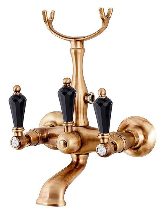 Смеситель Caprigo Adria Swarovski 01B-011-vot для ванны с душем