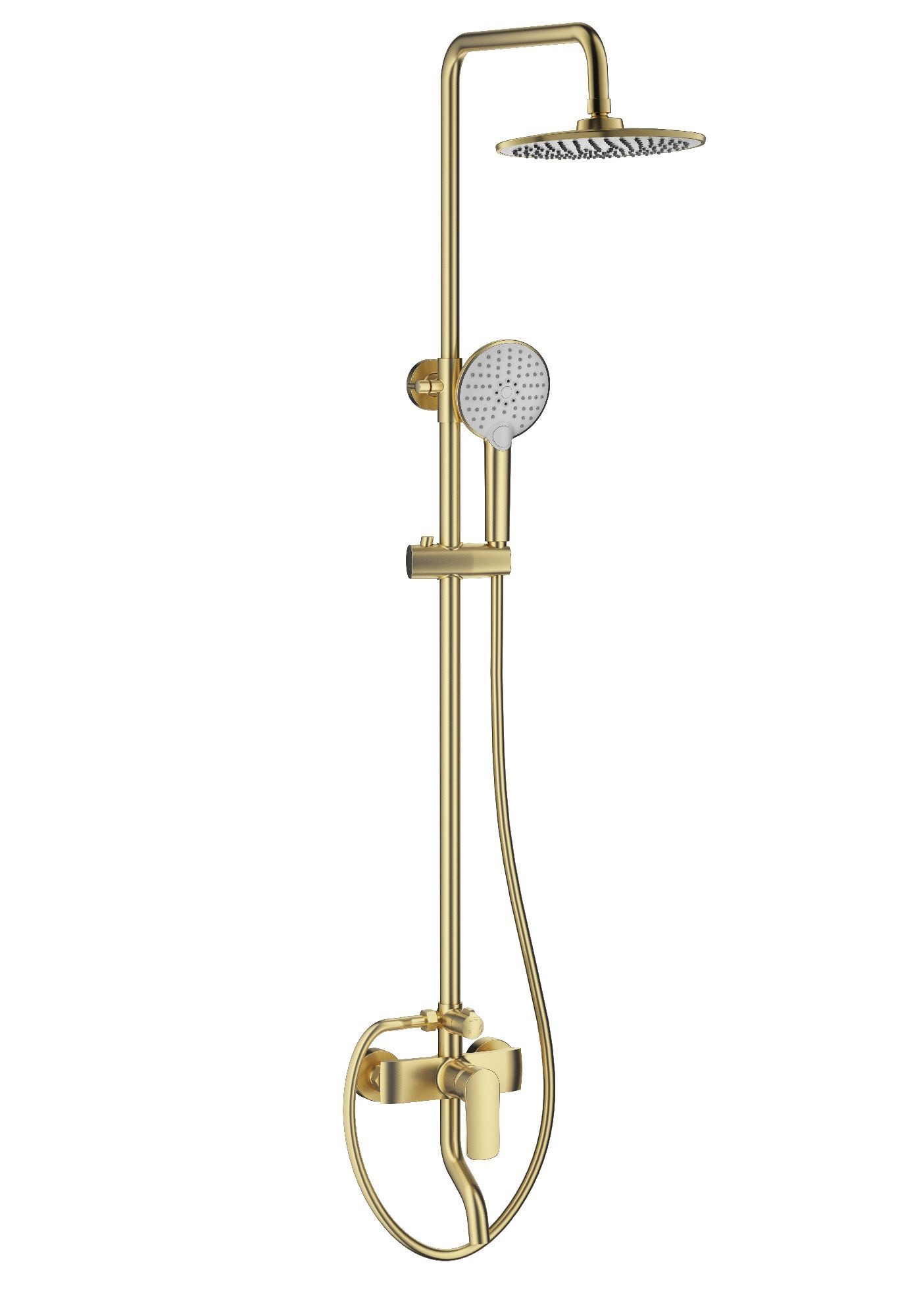 Душевая система WONZON & WOGHAND Line, Брашированное золото WW-AE3354-BG