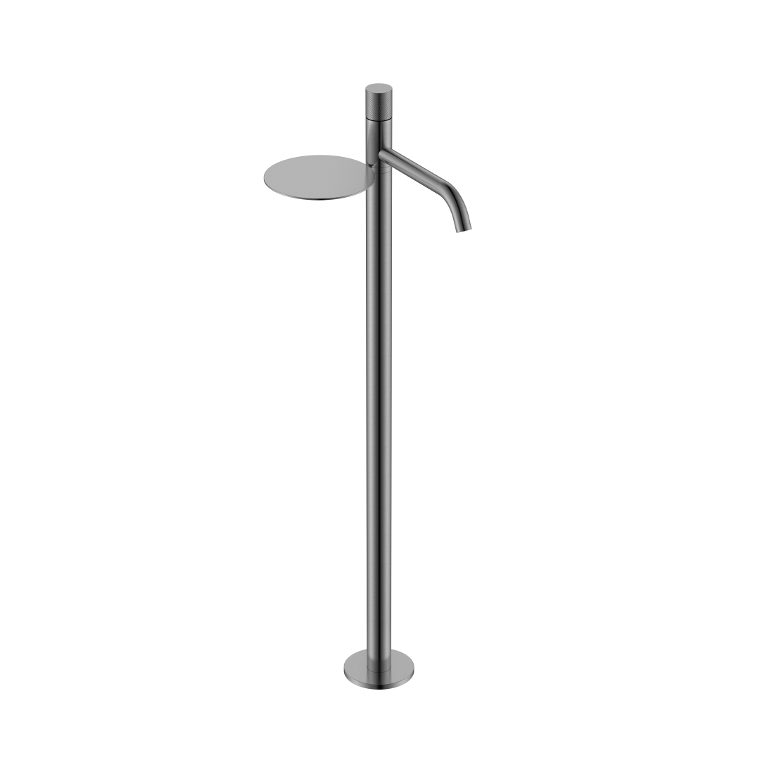 Смеситель Boheme STICK напольный для умыв. Gun Metall с ручкой TOUCH 120-GM.2
