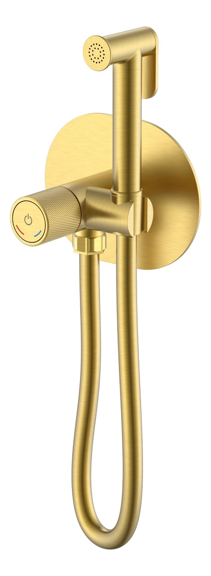 Смеситель гигиенический Boheme TECH Mat Gold 157-MG