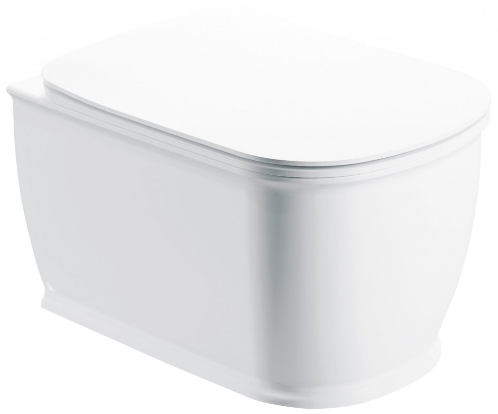 Чаша для унитаза подвесного BelBagno Prado BB10150CH безободкового