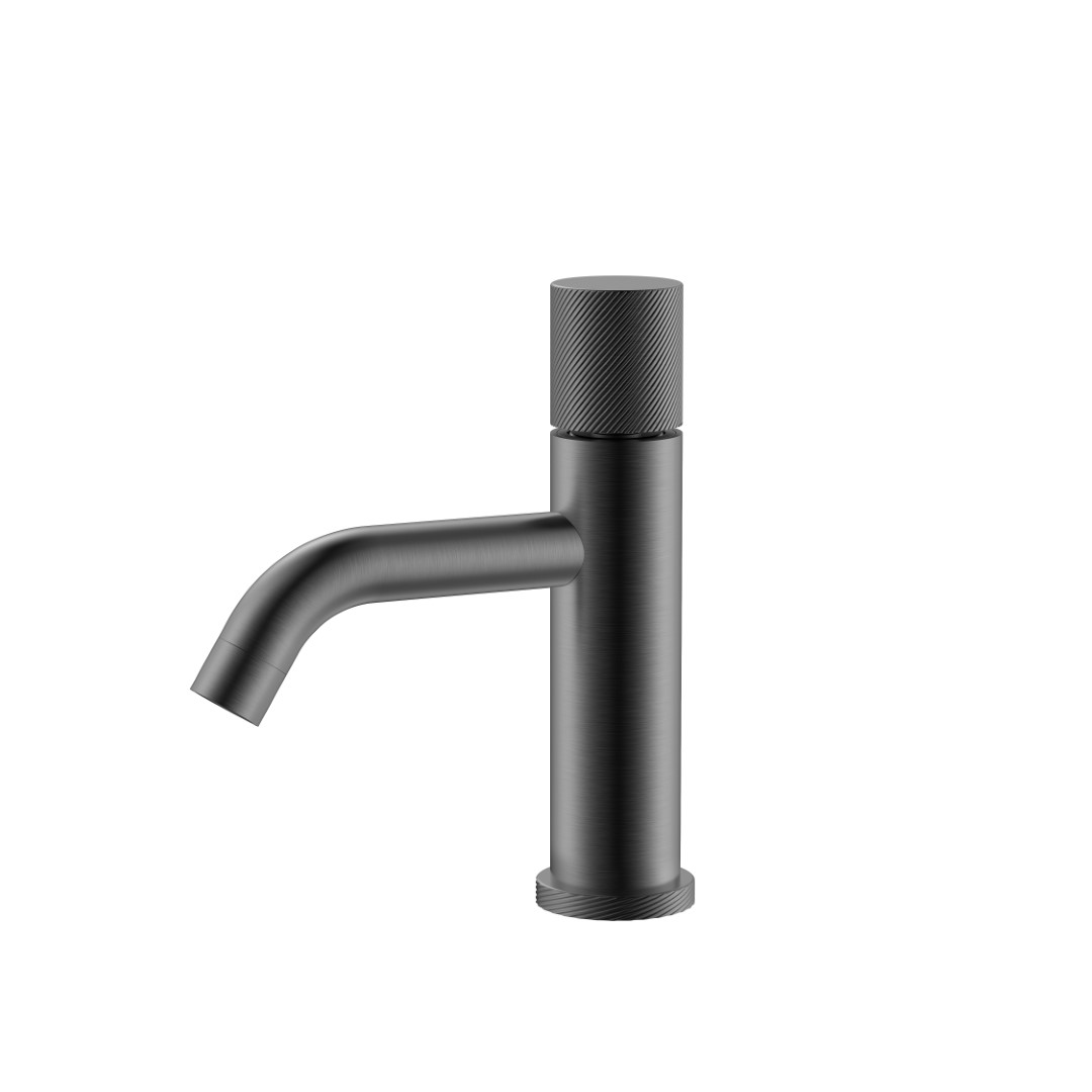 Смеситель Boheme STICK для умыв. низ. Gun Metal SPIRALE 121-GM.4