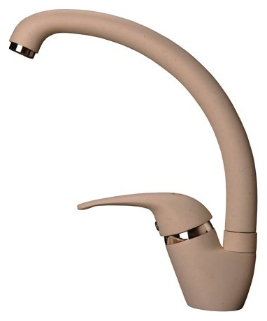 Смеситель GranFest 1024 для кухонной мойки песочный