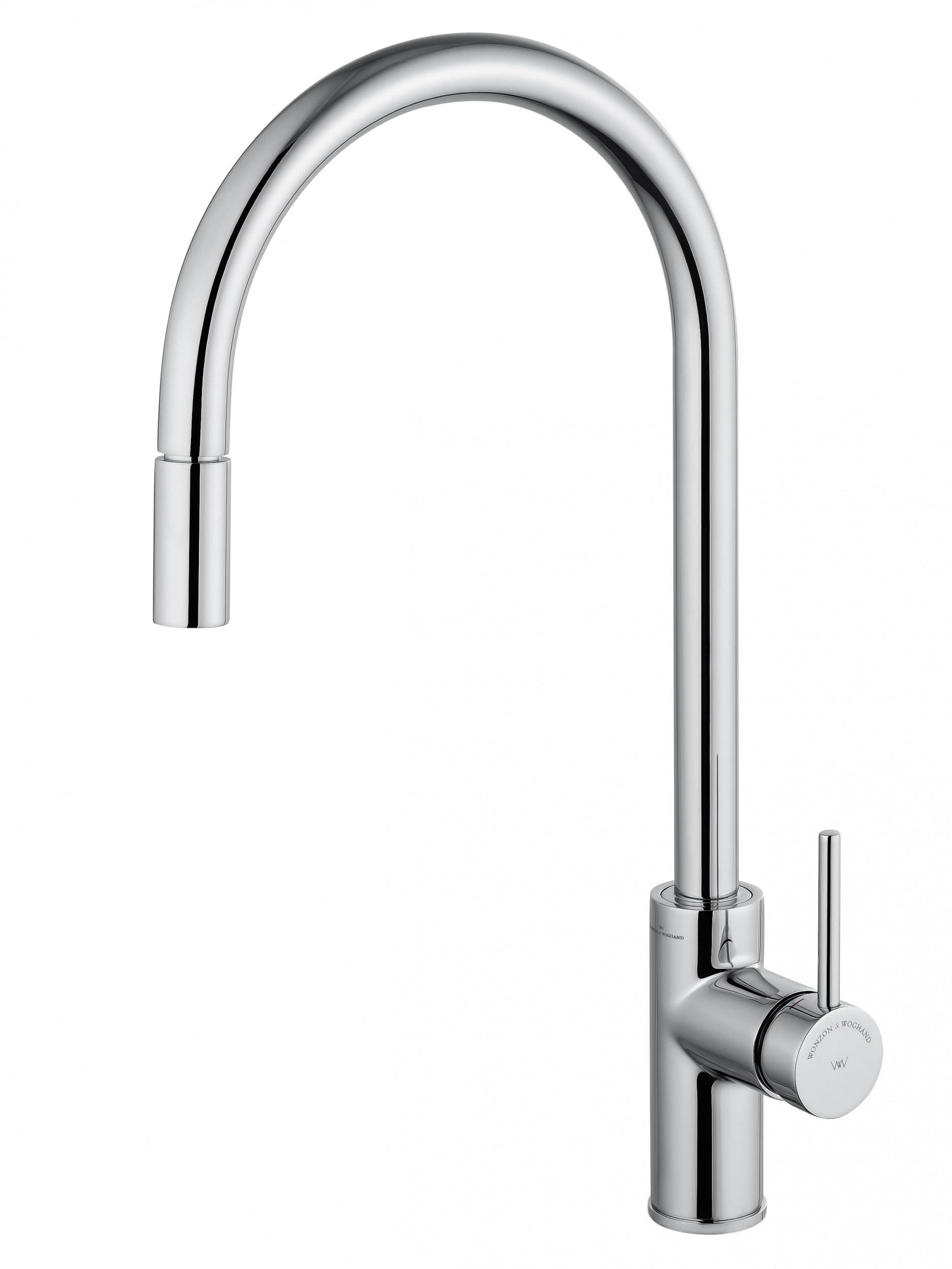 Смеситель для кухни с выдвижным изливом WONZON & WOGHAND Хром WW-422902-CR