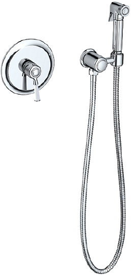 Смеситель встроенный с гигиеническим душем Timo Arisa 5309/00SM хром