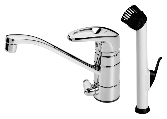Смеситель Oras Safira 1027 для кухни c клапаном для посудомоечной машины